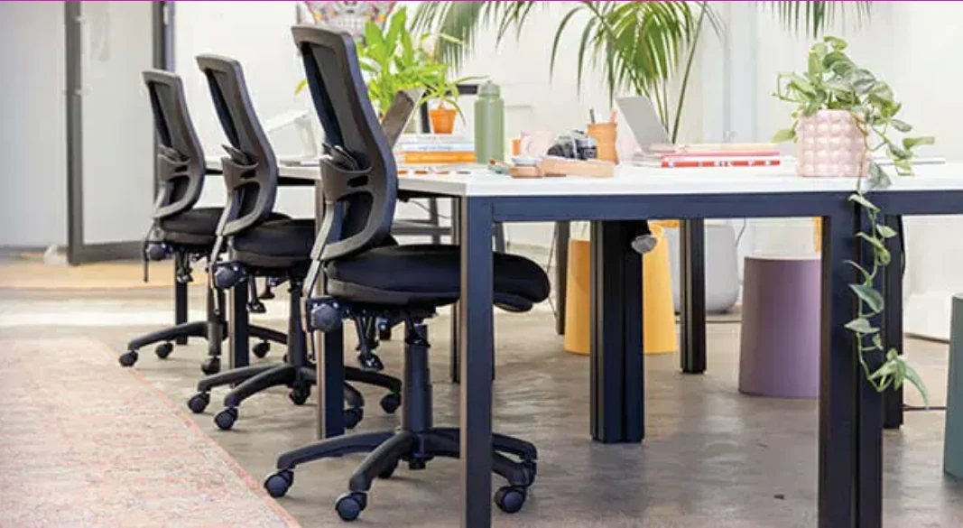 BURO Seating office chairs in a furnished workspace